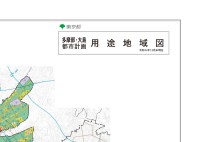 多摩部・大島都市計画　用途地域図（令和６年１２月末現在）